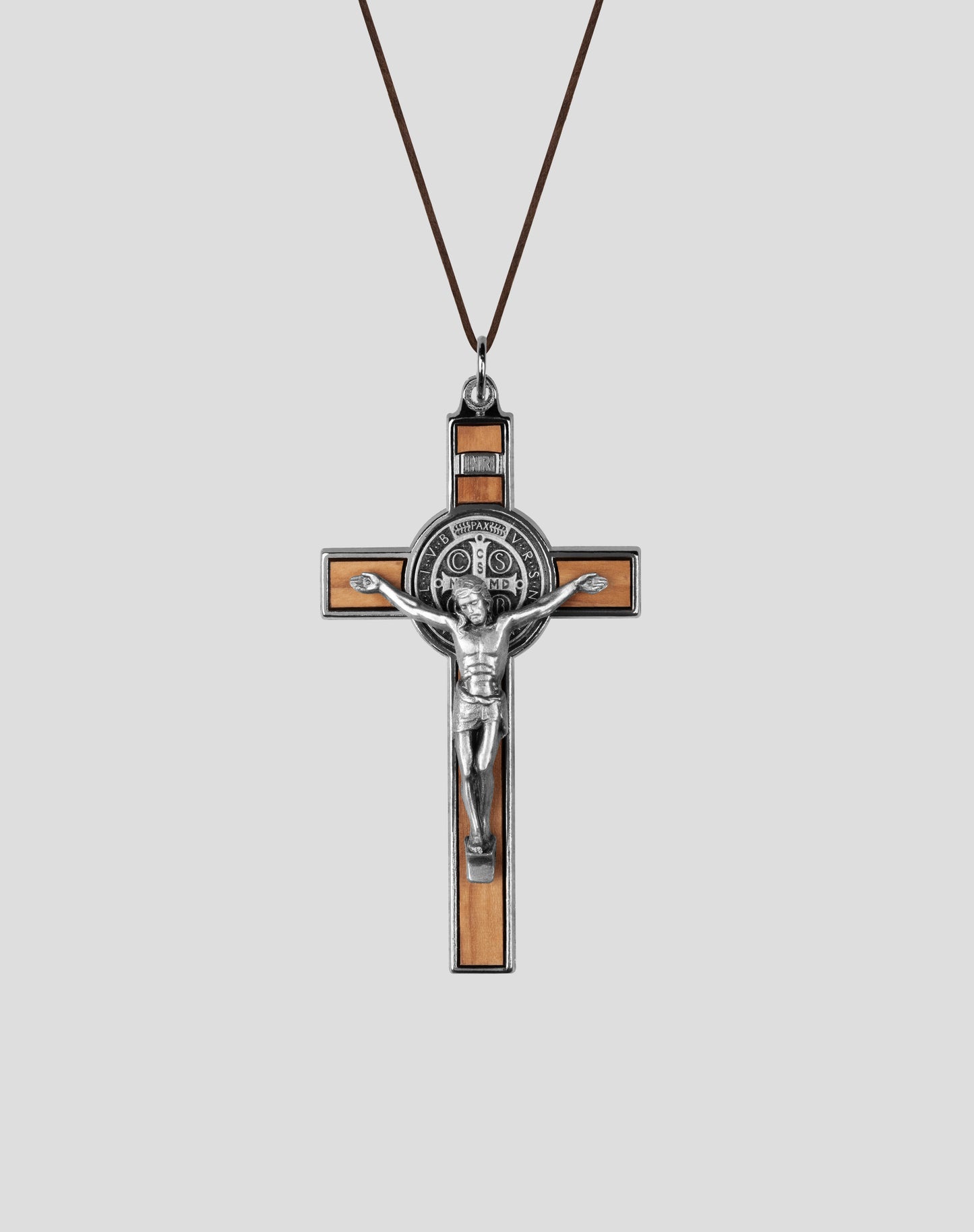 Cruz de olivo plateado primera comunión 90-306
