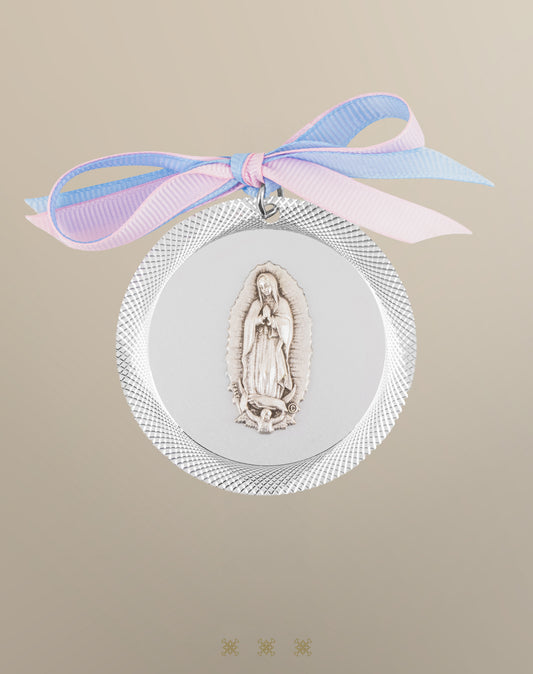 Medalla de Cuna plata de Bautizo 90-239