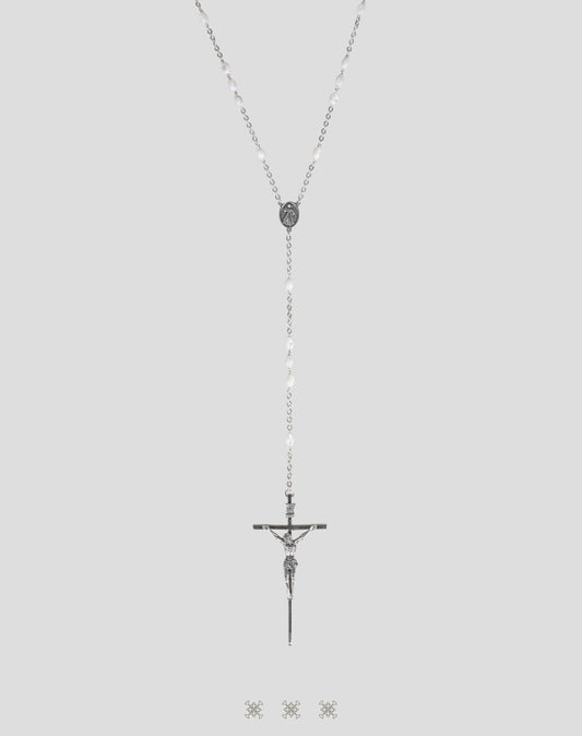 Lazo Italiano plata/ blanco 90-329