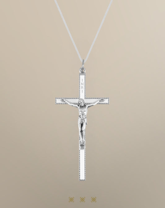 Cruz plateado primera comunión 90-501