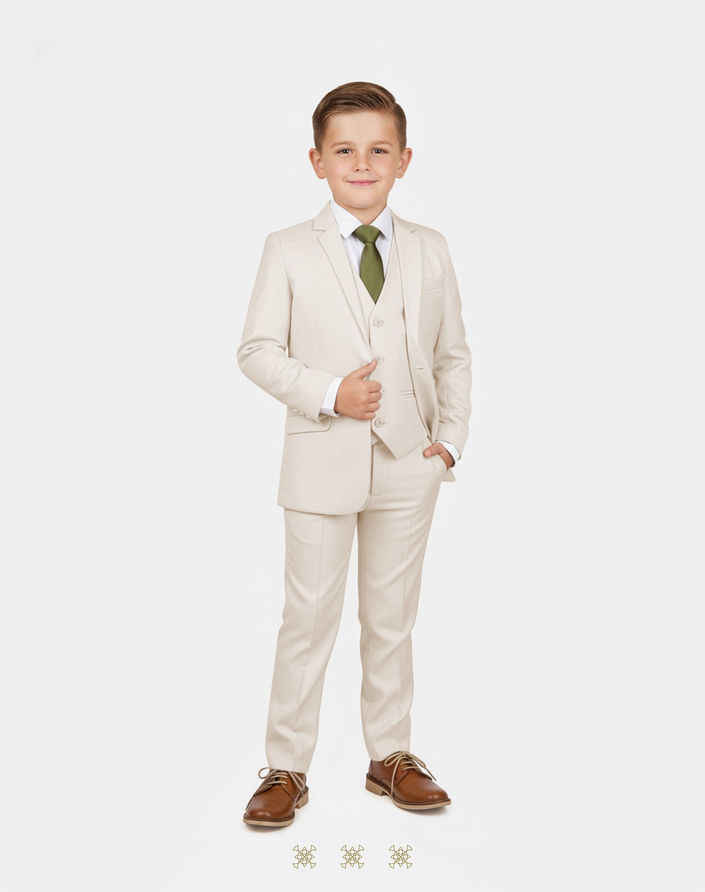 Traje infantil hueso 91-020