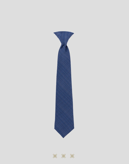 Corbata azul marino con nudo 91-041