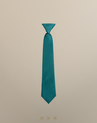 Corbata verde con nudo 91-041