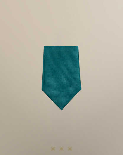 Corbata verde con nudo 91-041