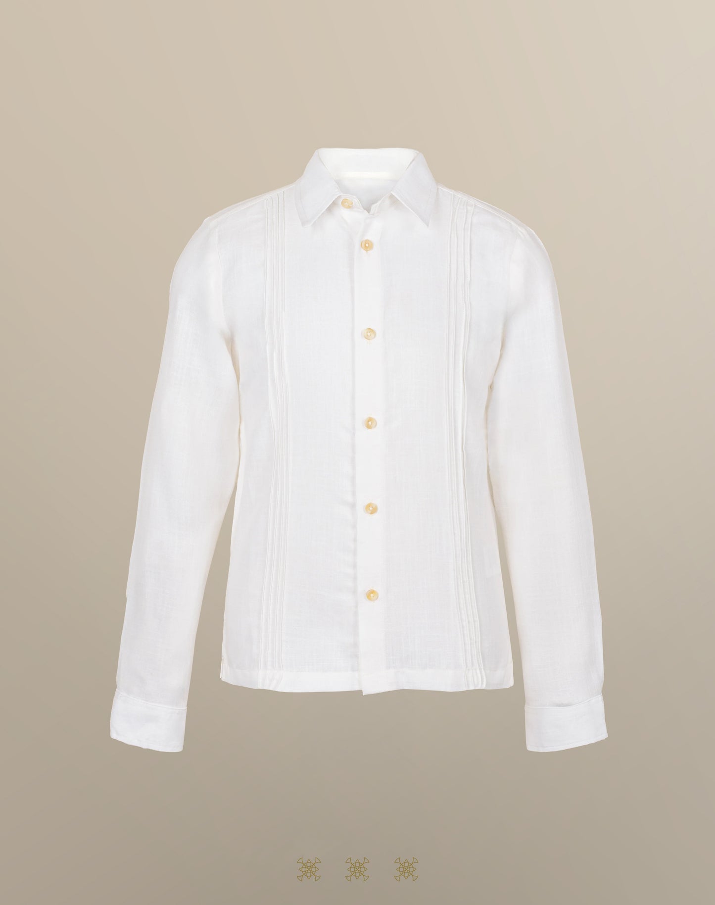 Guayabera infantil crudo 91-045