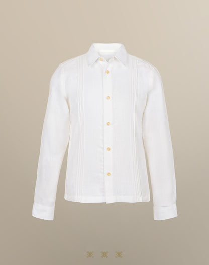 Guayabera infantil crudo 91-045