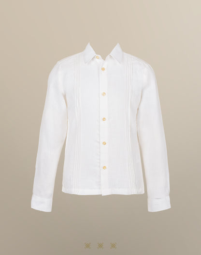 Camisa guayabera blanca 91-045
