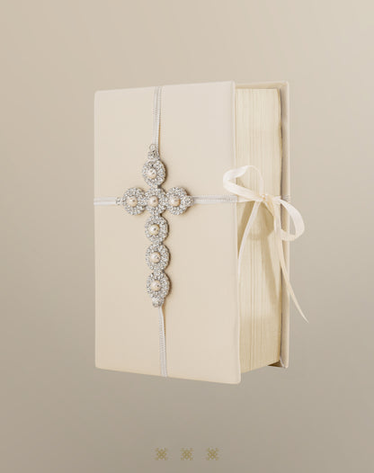 Biblia de boda ivory / plata 92-002