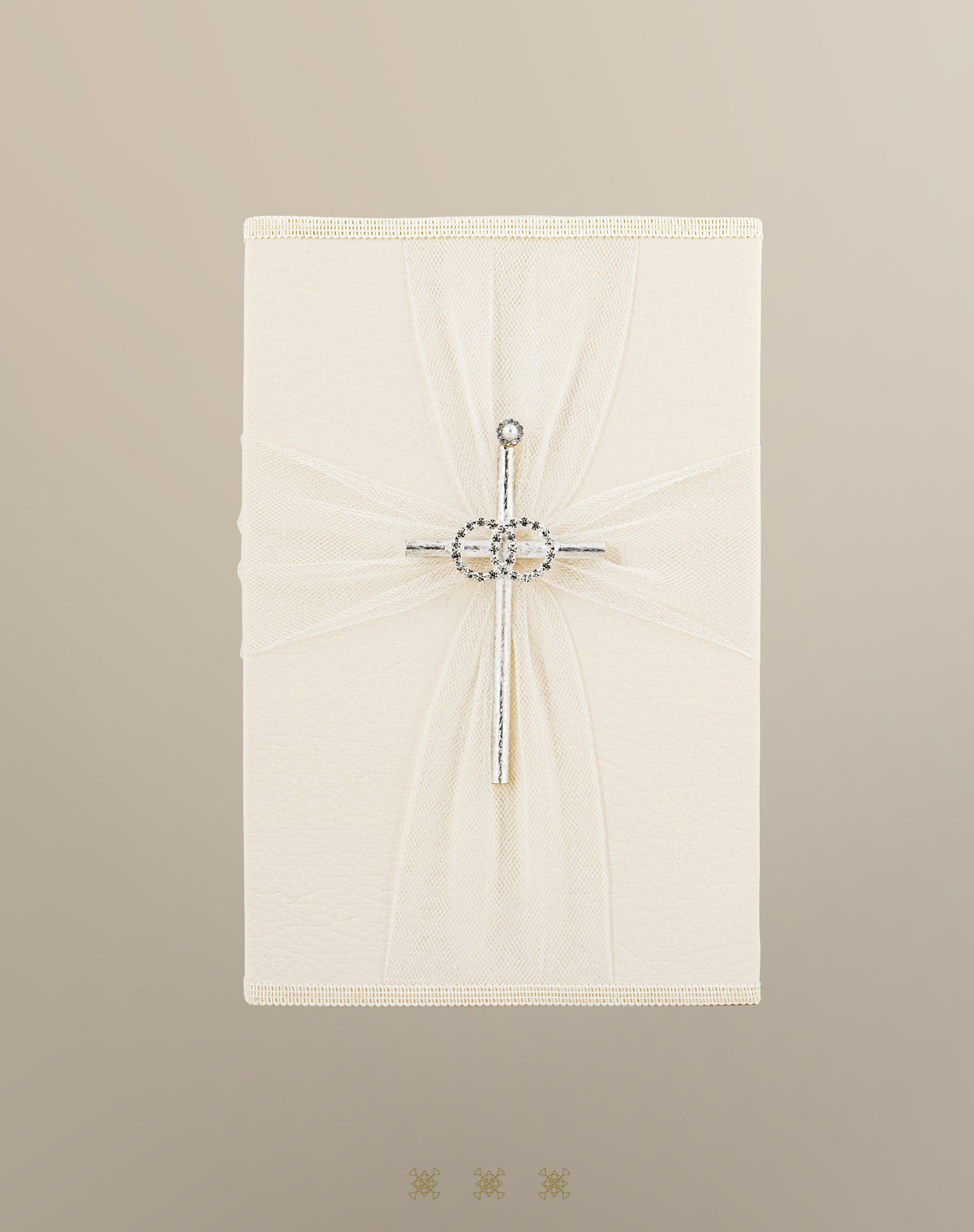 Biblia de boda ivory / plata 92-038