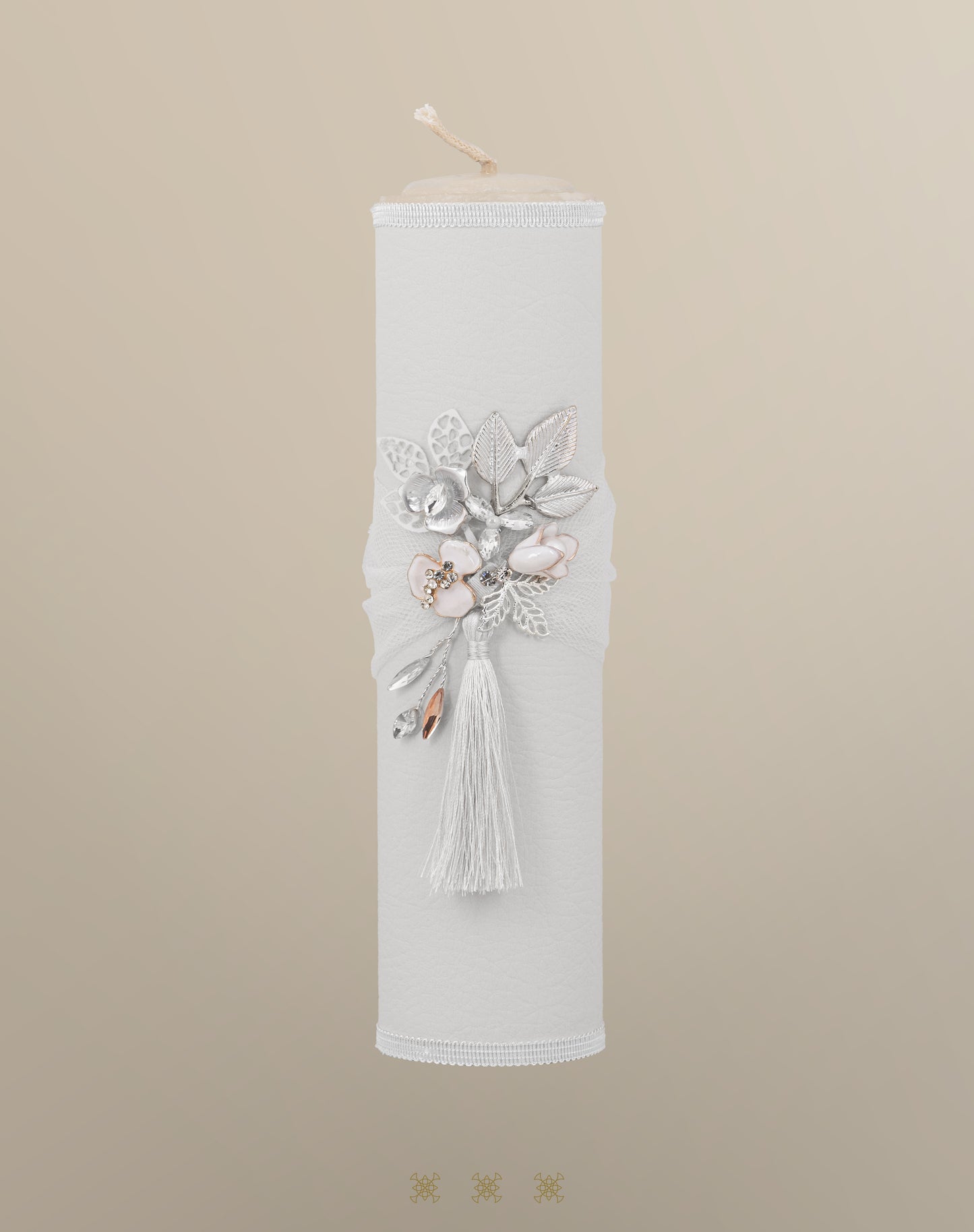 Cirio de boda blanco 92-126