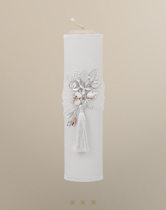 Cirio de boda blanco 92-126