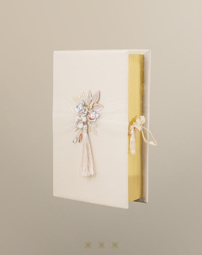 Biblia y Cirio de boda hueso 92-126