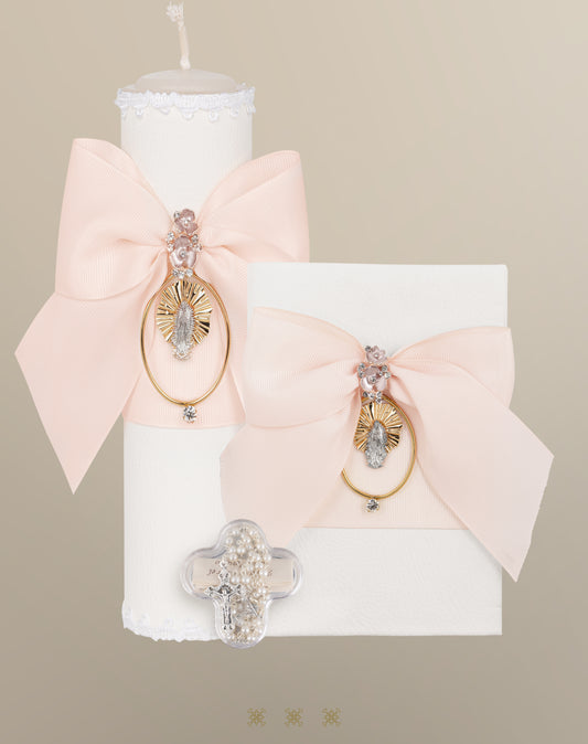 Set Primera Comunión blanco / rosa 92-175