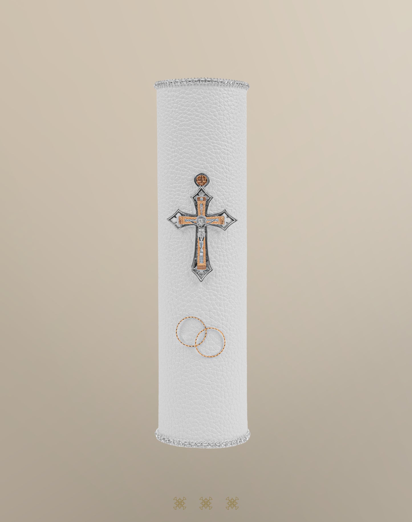 Cirio de boda blanco 92-176