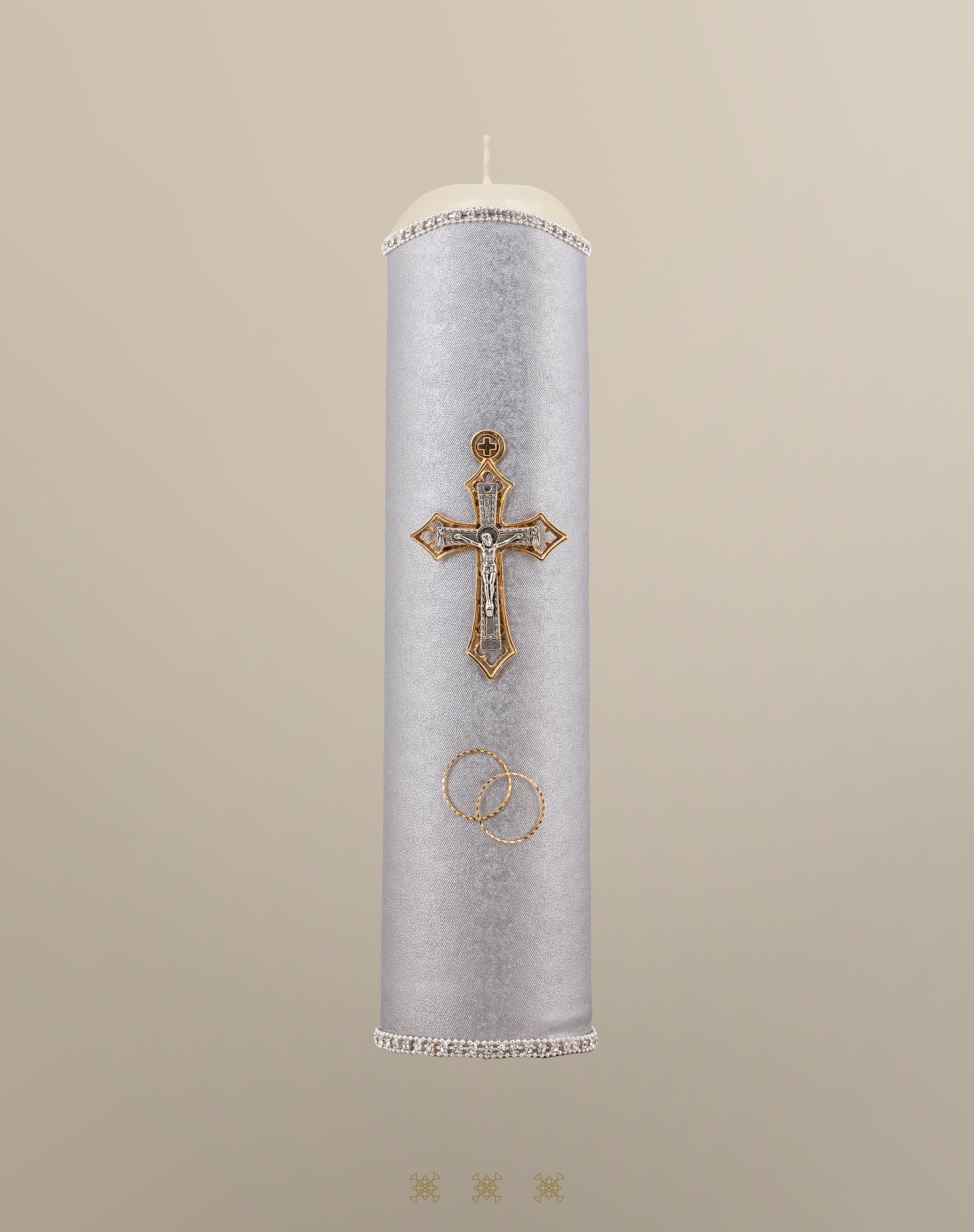 Cirio de boda plata 92-176