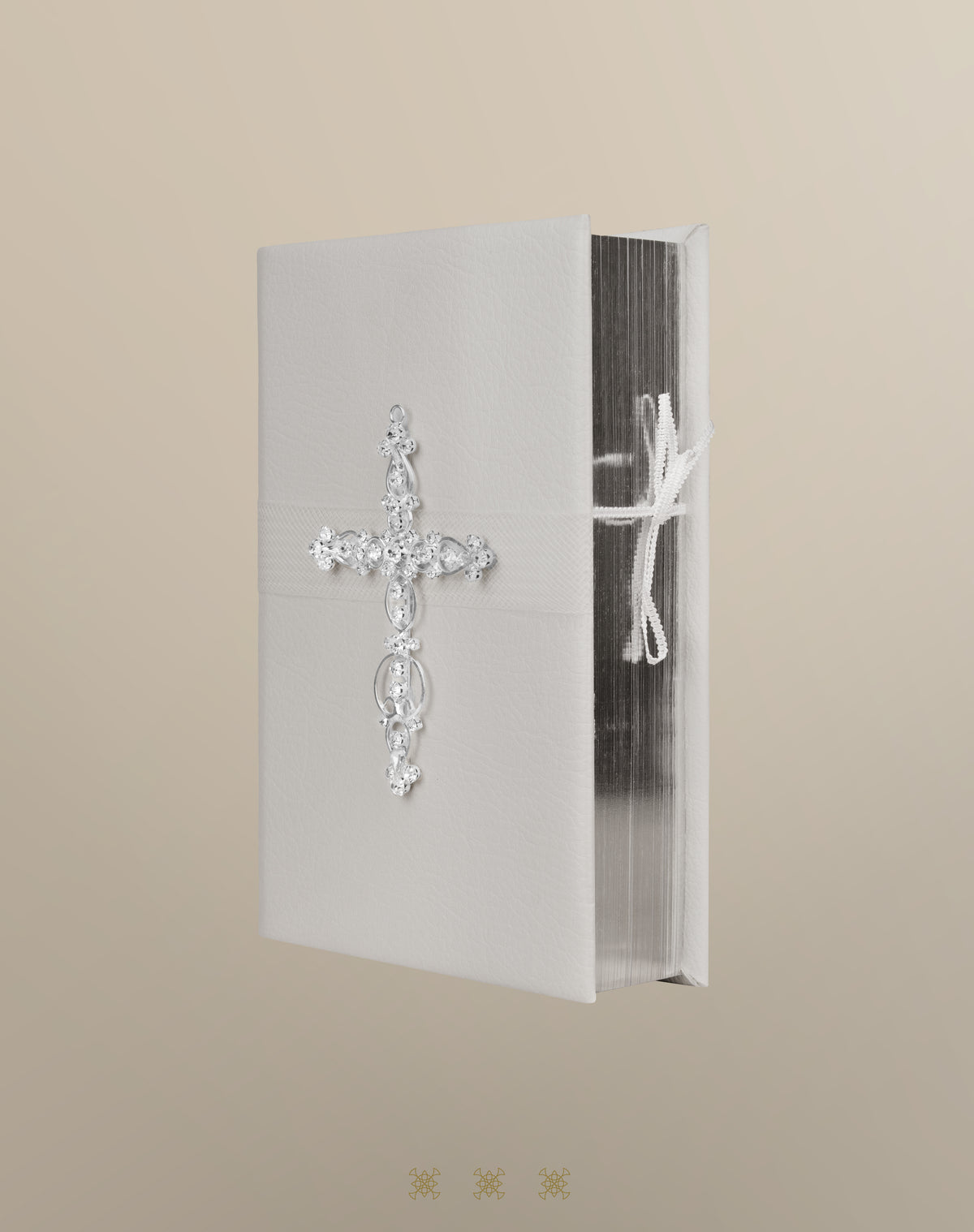 Biblia y Cirio de boda plata 92-189