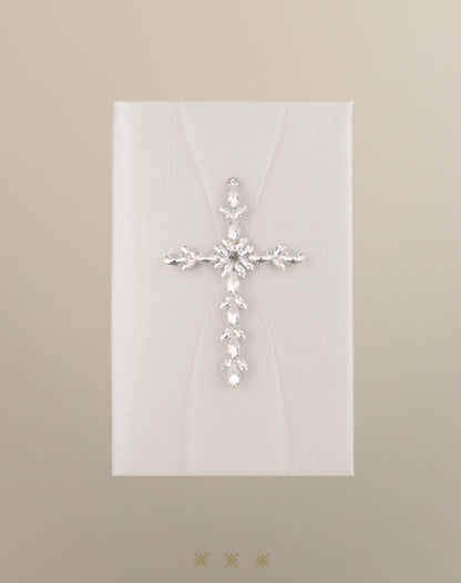 Biblia de boda ivory / plata 92-190