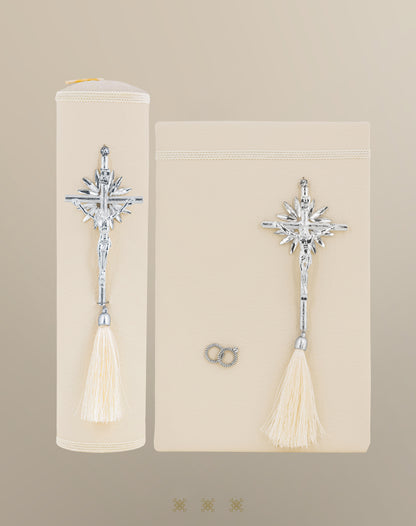 Biblia y Cirio de boda ivory 92-295