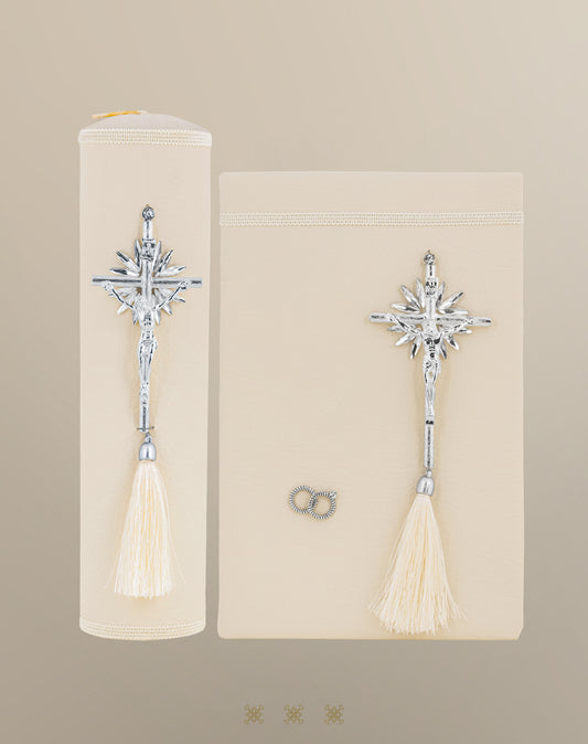 Biblia y Cirio de boda ivory 92-295