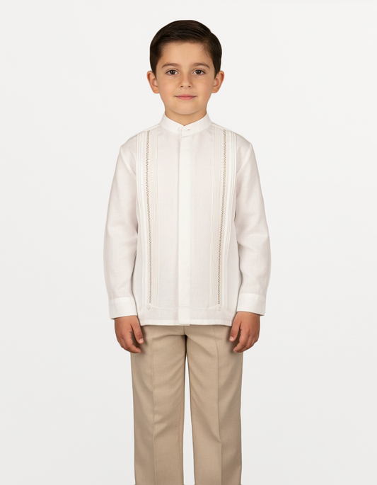 Guayabera y pantalón infantil 95-003