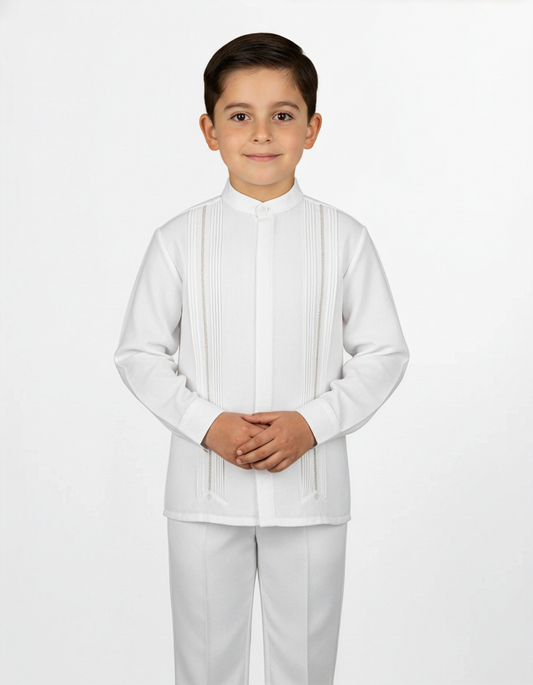 Guayabera y pantalón infantil 95-006