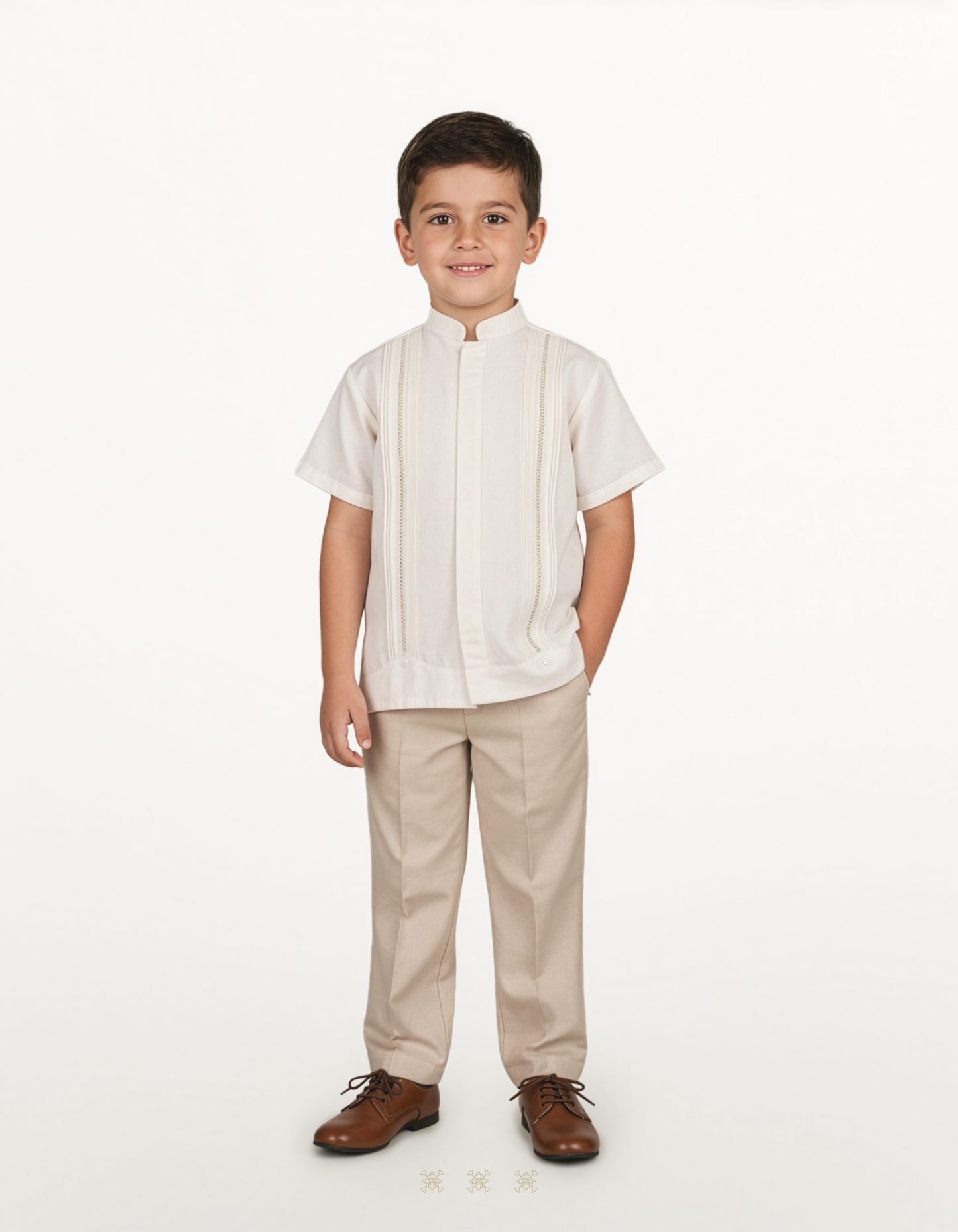 Guayabera y pantalón infantil 95-007