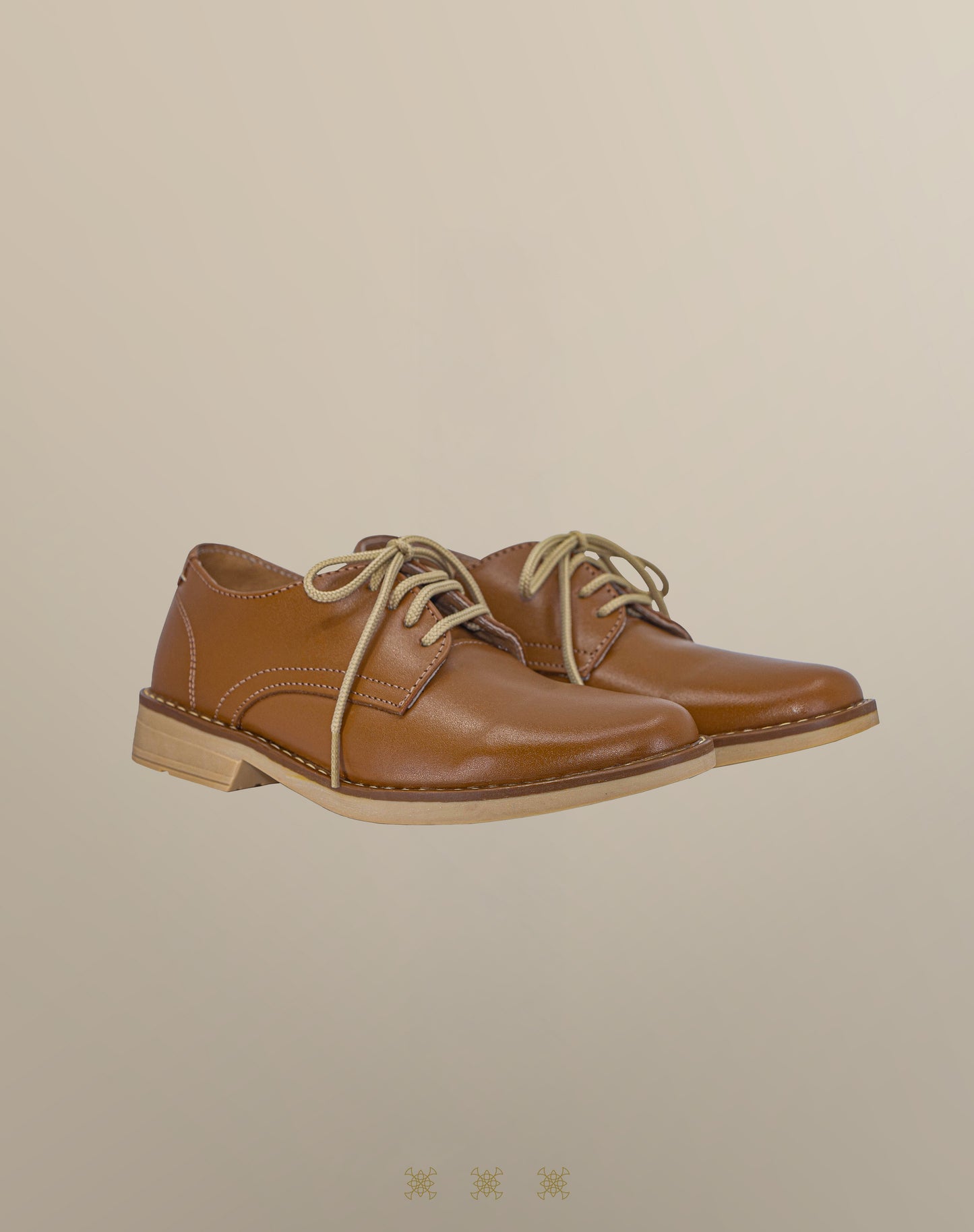 Zapato formal juvenil miel A4-003