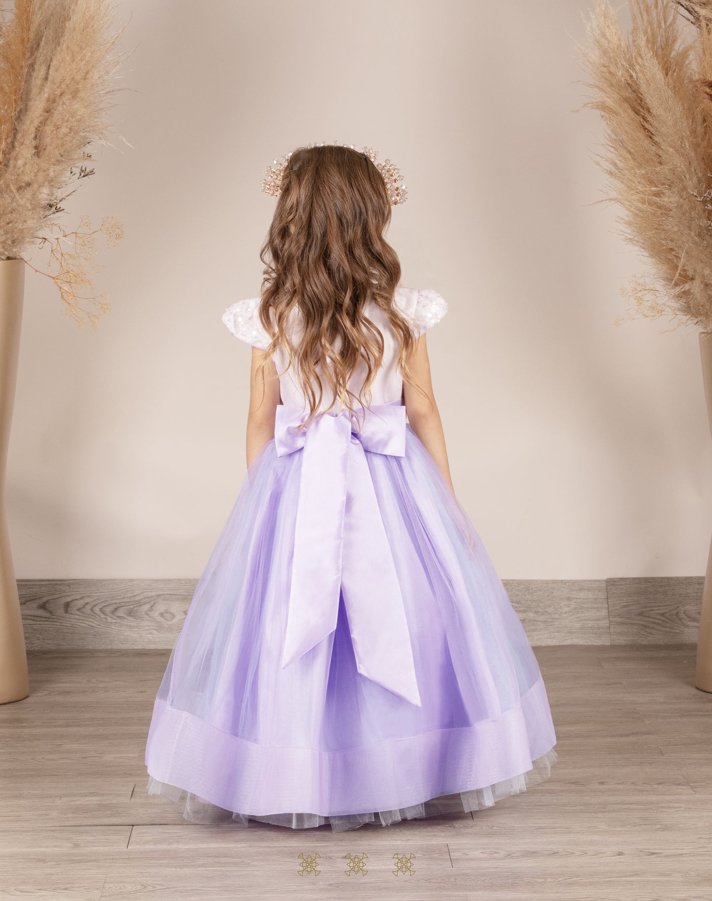 Vestido Infantil Lila A7-005