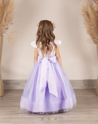 Vestido Infantil Lila A7-005
