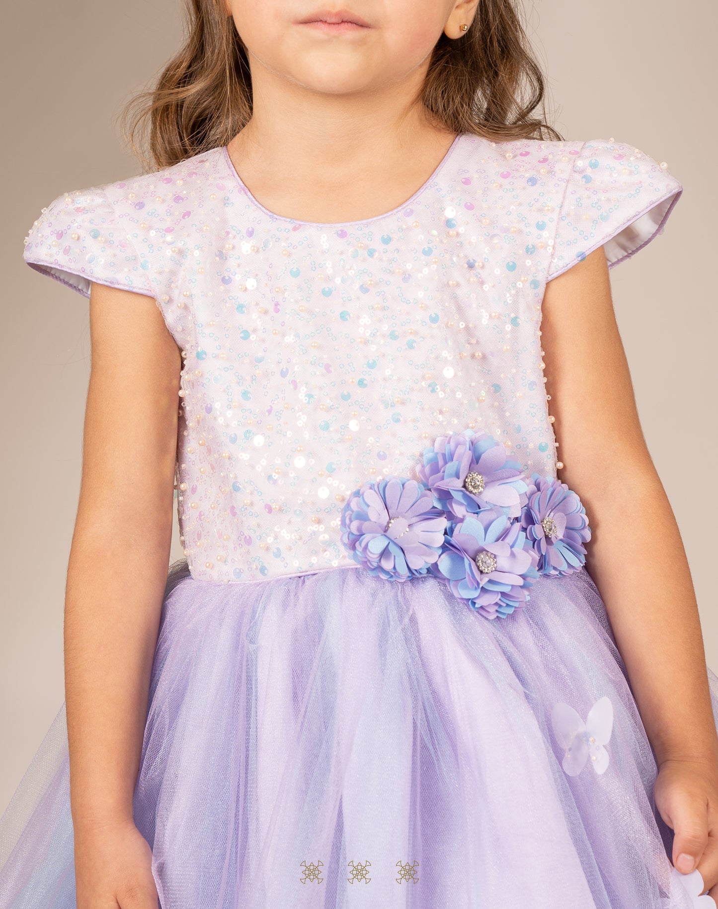 Vestido Infantil Lila A7-005