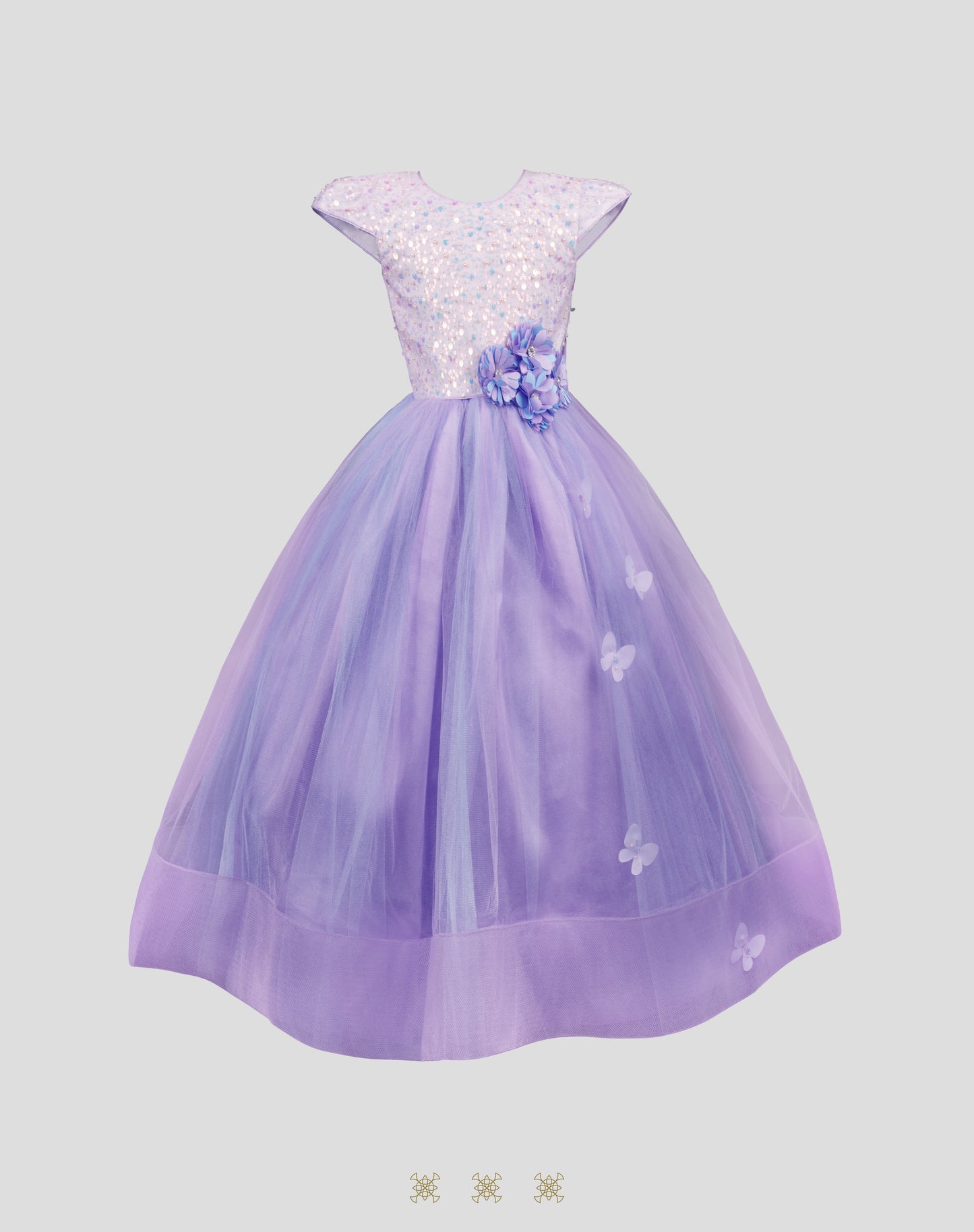 Vestido Infantil Lila A7-005