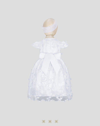 Vestido Infantil Blanco B3-048
