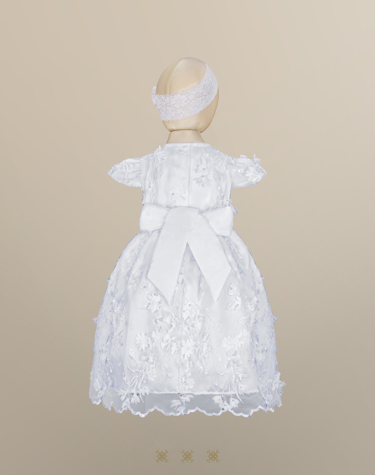 Vestido Infantil Blanco B3-048