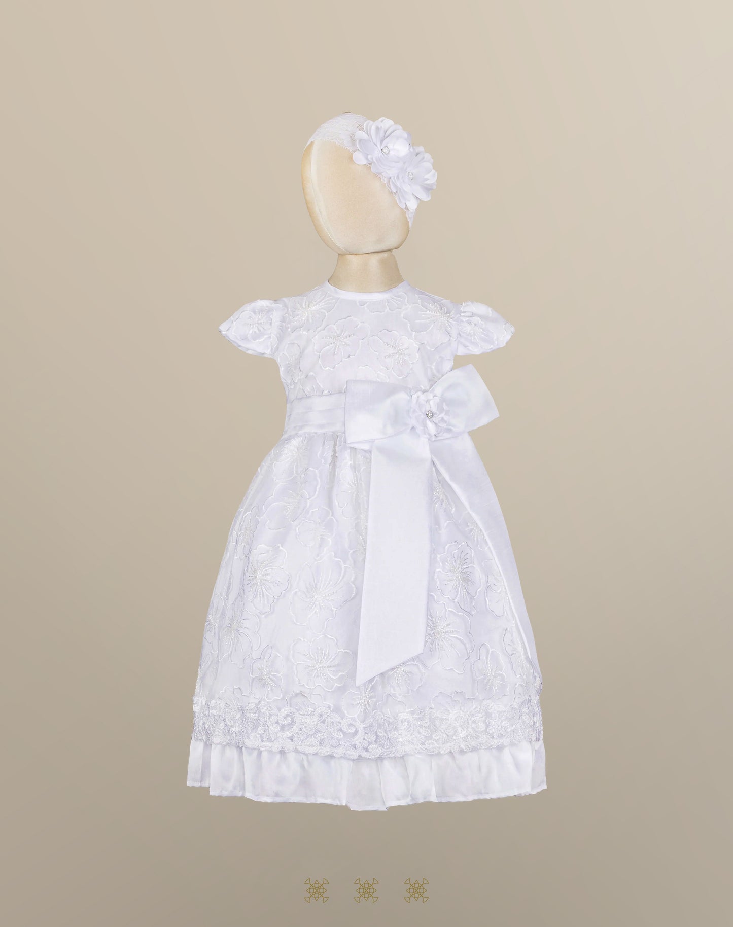 Vestido Infantil Blanco B3-051