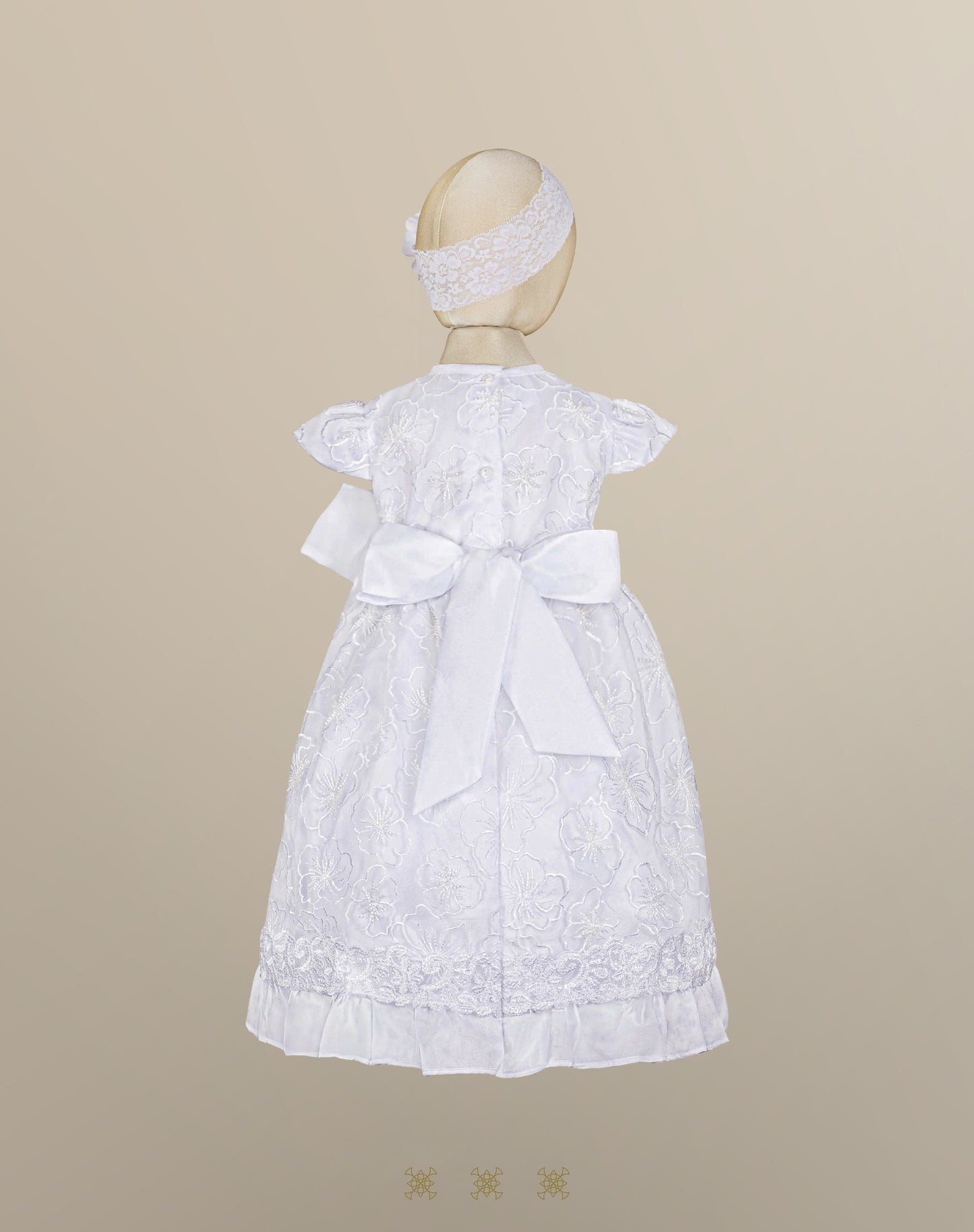 Vestido Infantil Blanco B3-051