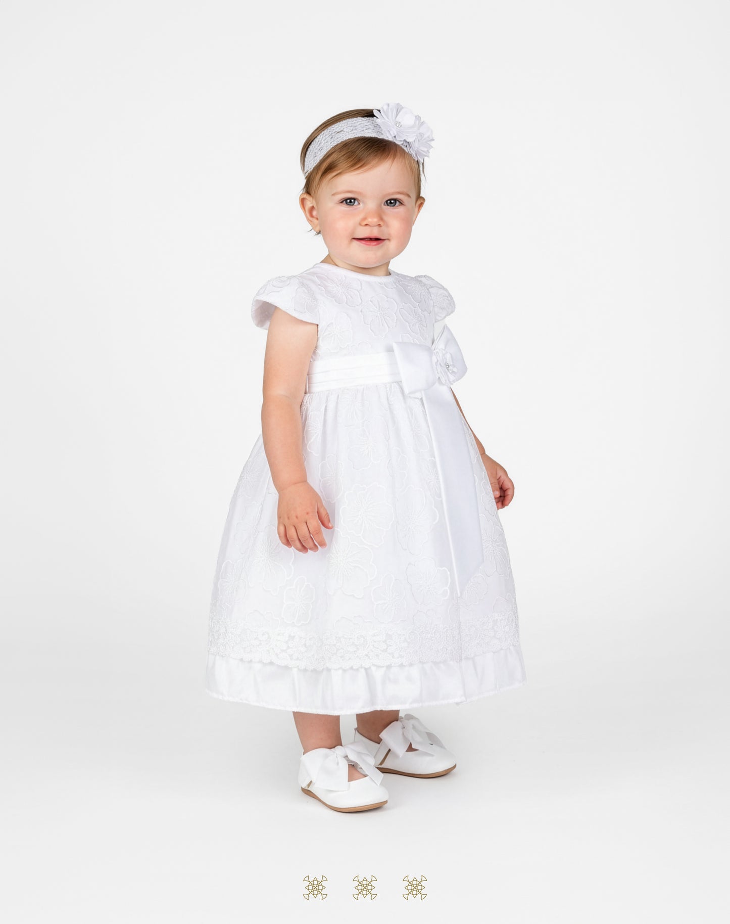 Vestido Infantil Blanco B3-051