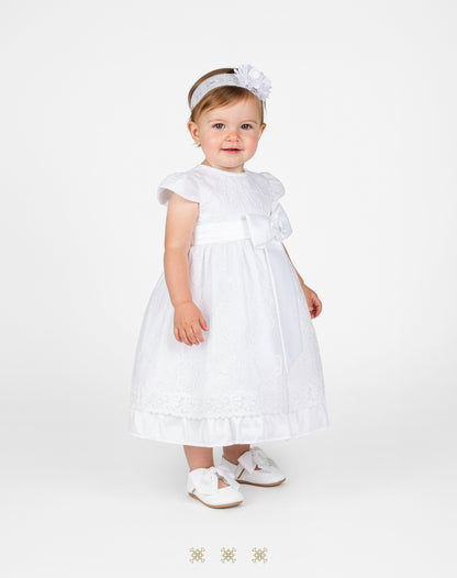 Vestido Infantil Blanco B3-051
