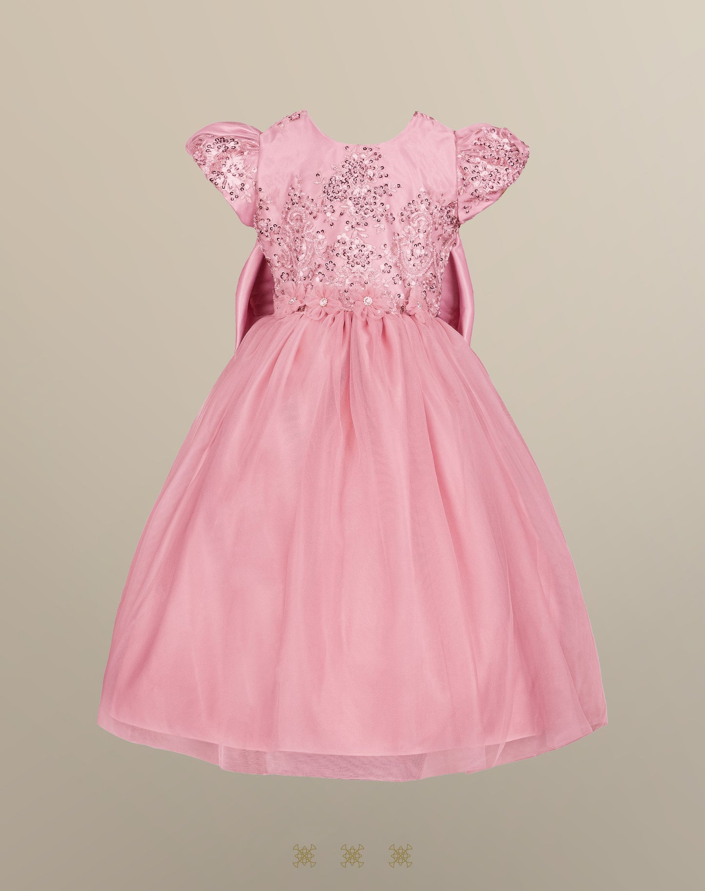 Vestido Infantil Palo de Rosa B7-010