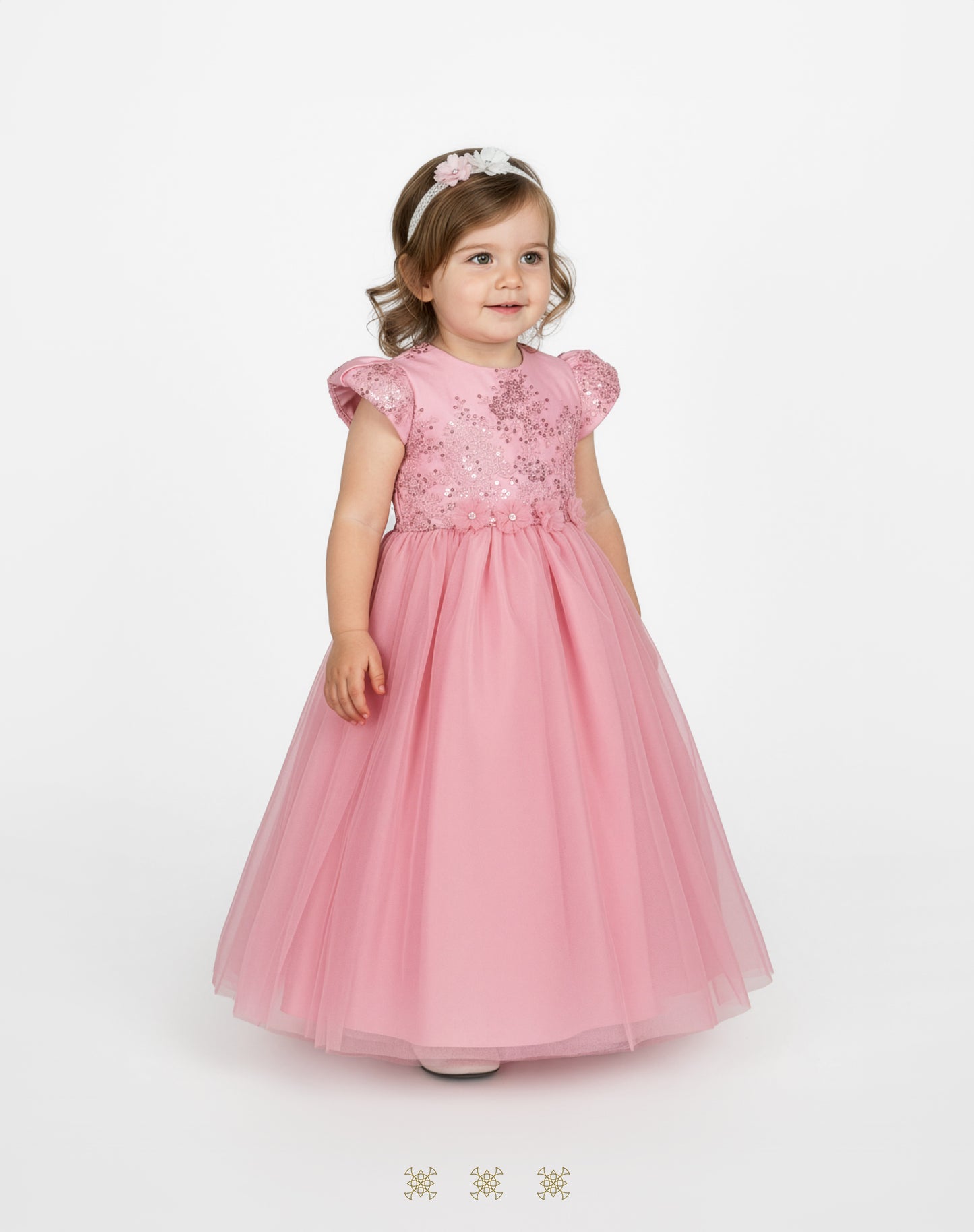 Vestido Infantil Palo de Rosa B7-010