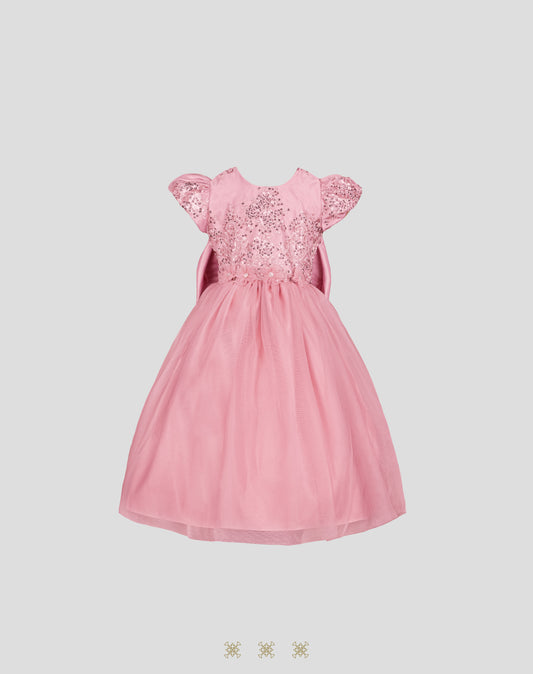 Vestido Infantil Palo de Rosa B7-010