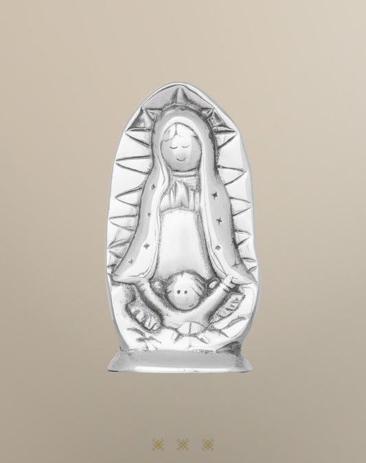 Virgen de Guadalupe pewter D1-010