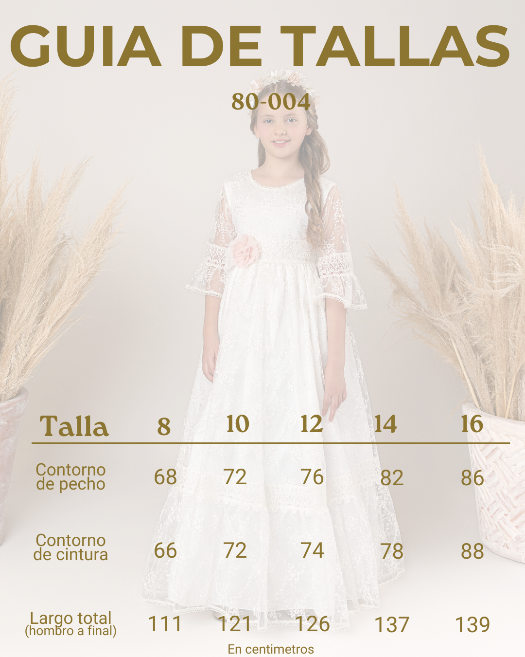 Vestido juvenil 80-004