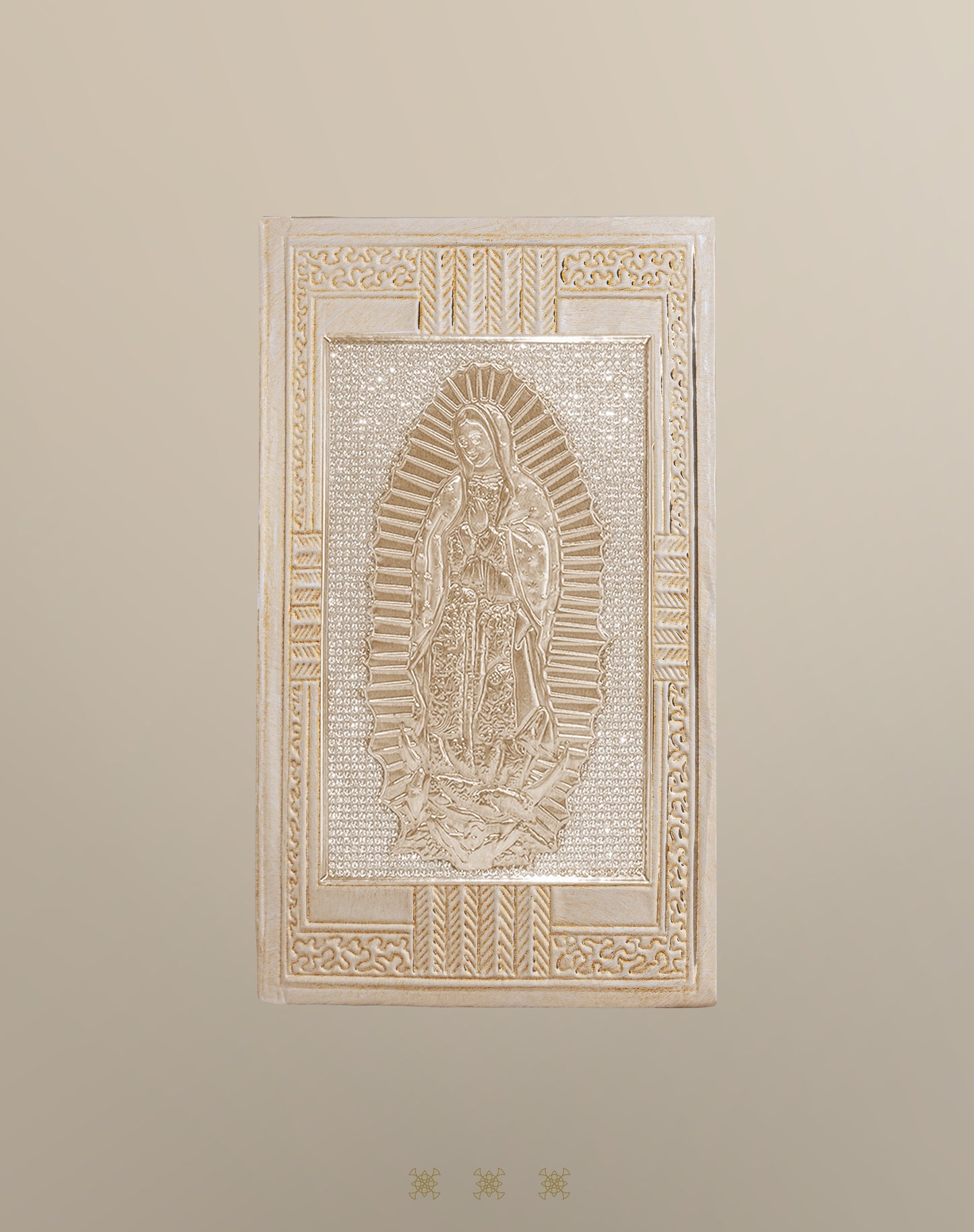 Biblia de boda repujado dorada 17-246