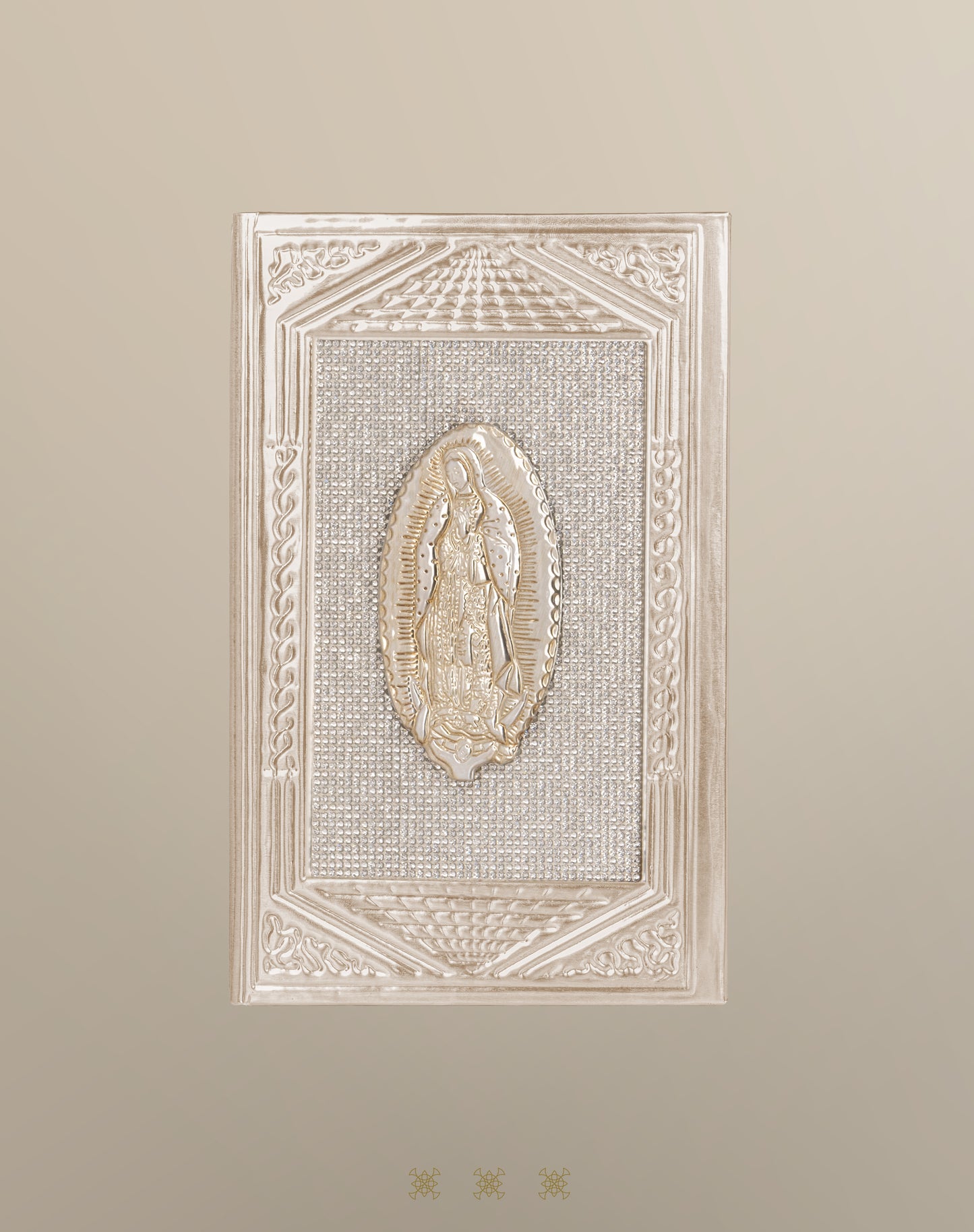 Biblia de boda repujado dorada 17-246