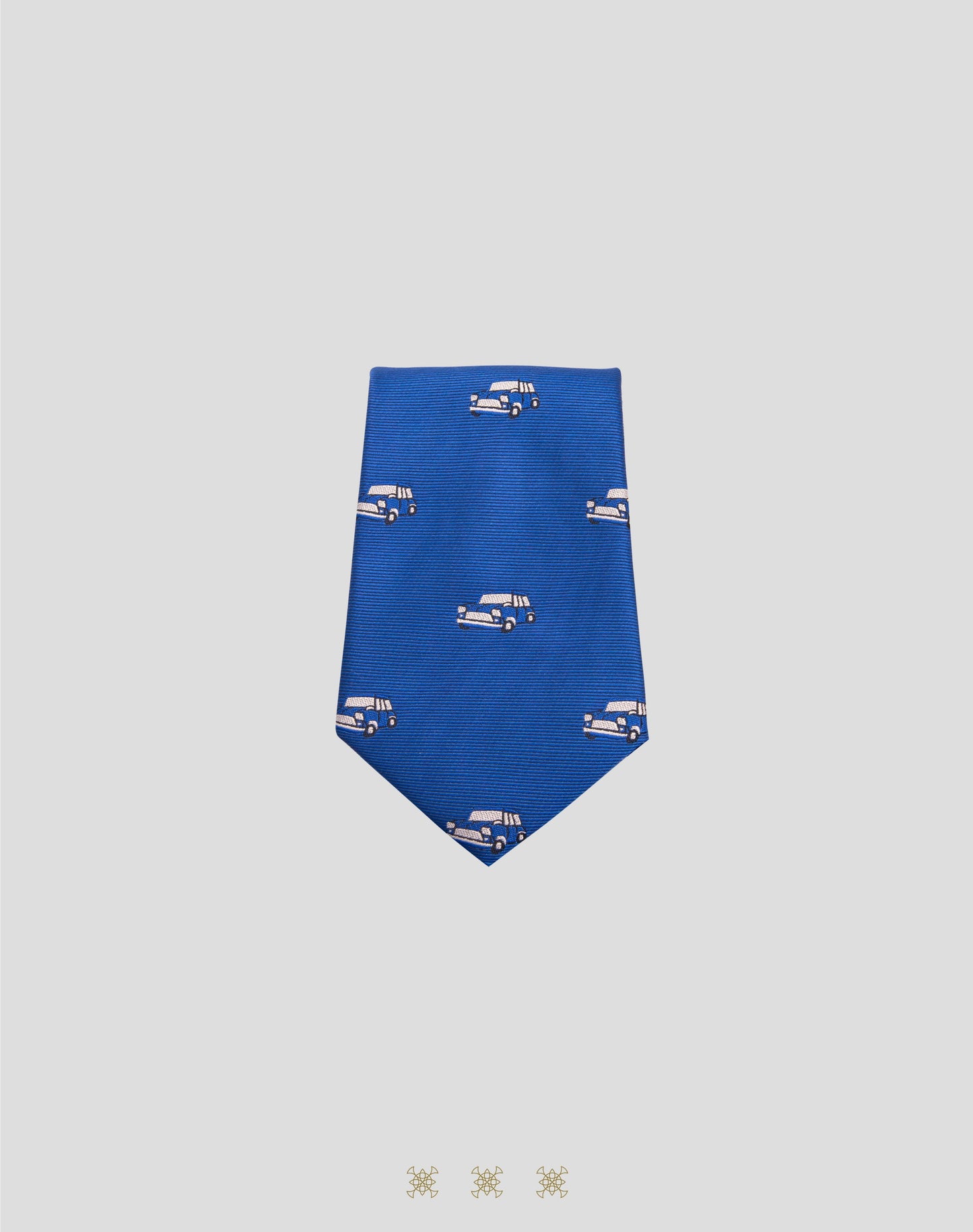 Corbata azul marino con nudo 40-005