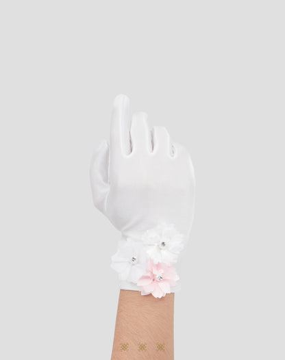Accesorios de flor blanco / rosa 73-044